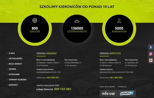 Strona internetowa - ABC Prawo Jazdy - zdjęcie 5