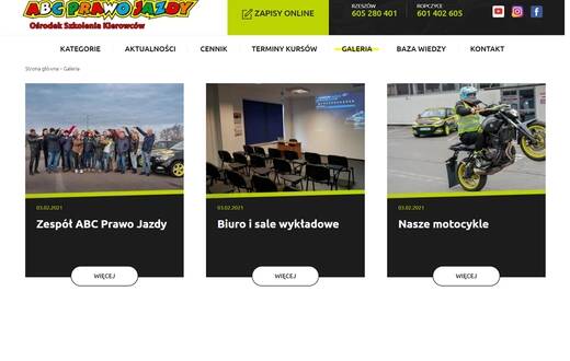 Strona internetowa - ABC Prawo Jazdy - zdjęcie 2
