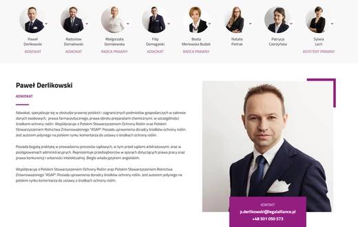 Strona internetowa - Legal Alliance - zdjęcie 4