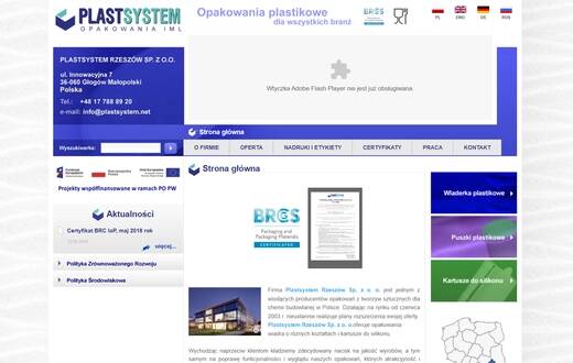 Strona internetowa - Plastsystem - zdjęcie 3
