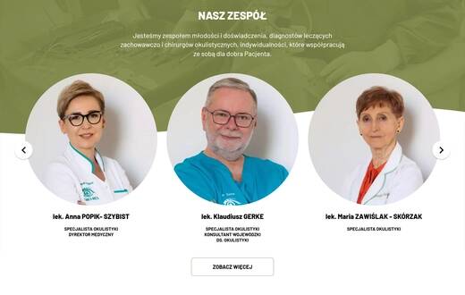 Projektowanie i wdrożenia online stron na CMS TiO dla klienta OkoRes