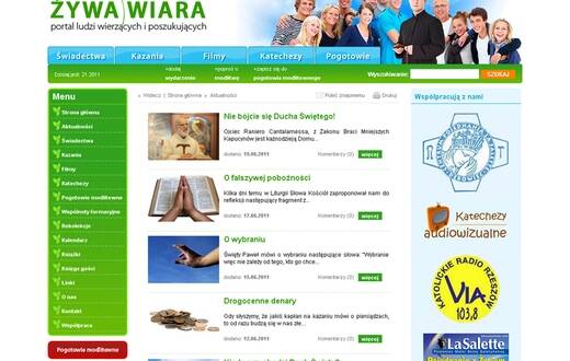 Portal internetowy - Żywa Wiara - zdjęcie 3
