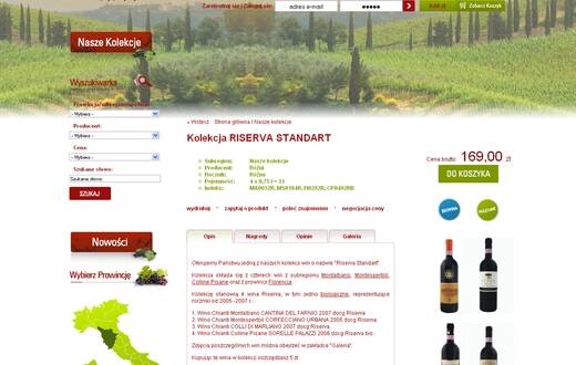 Sklep internetowy - Chianti Vini - zdjęcie 1