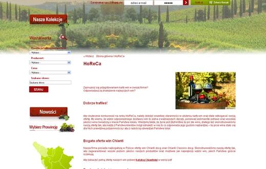 Sklep internetowy - Chianti Vini - zdjęcie 2