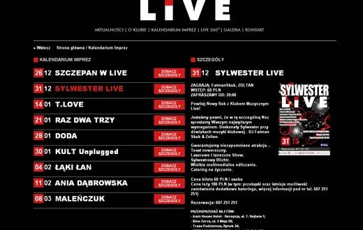 Strona internetowa - LIVE - zdjęcie 2
