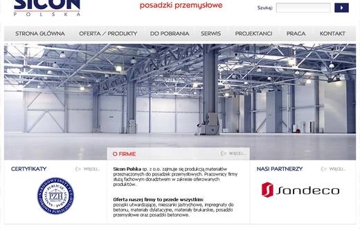 Strona internetowa - Sicon - zdjęcie 1