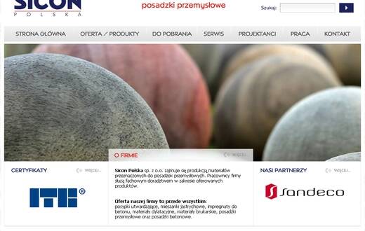 Strona internetowa - Sicon - zdjęcie 2