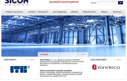 Strona internetowa - Sicon - zdjęcie 3