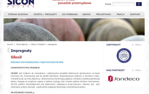 Strona internetowa - Sicon - zdjęcie 7