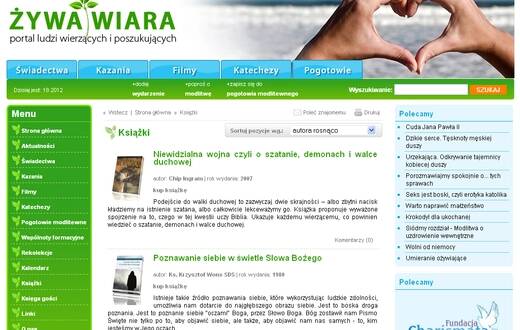 Portal internetowy - Żywa Wiara - zdjęcie 4