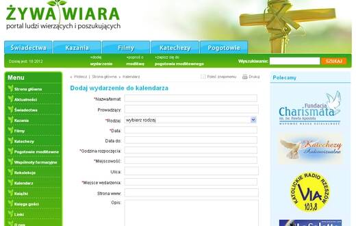 Portal internetowy - Żywa Wiara - zdjęcie 5