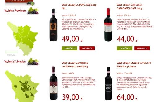 Sklep internetowy - Chianti Vini - zdjęcie 3