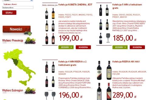 Sklep internetowy - Chianti Vini - zdjęcie 4