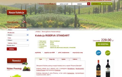 Sklep internetowy - Chianti Vini - zdjęcie 7