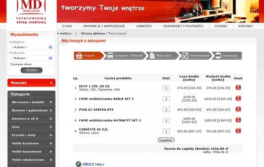 Sklep internetowy - MebloDom - zdjęcie 5