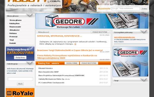 Portal internetowy - Roboty.com.pl - zdjęcie 1