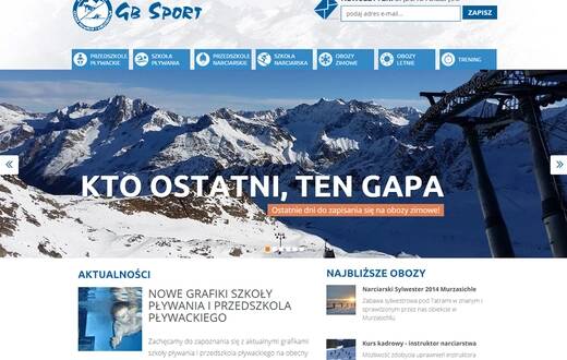 Strona internetowa - GB Sport - zdjęcie 1