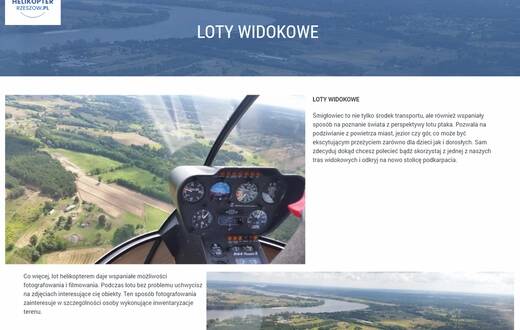 Strona internetowa - Helikopter Rzeszów - zdjęcie 1