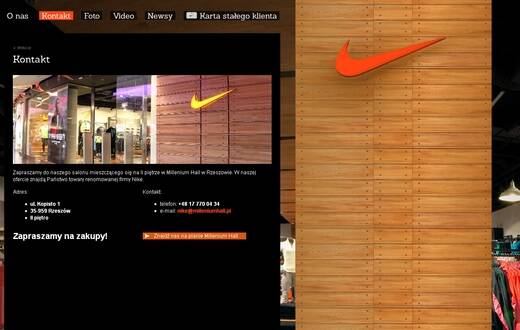 Strona internetowa - Salon NIKE - zdjęcie 2