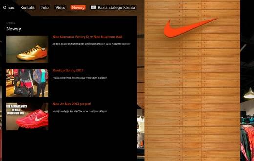 Strona internetowa - Salon NIKE - zdjęcie 4