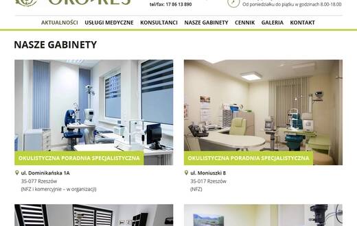 Strona internetowa - Oko-Res - zdjęcie 2