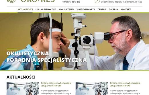 Strona internetowa - Oko-Res - zdjęcie 5
