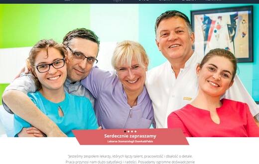 Strona internetowa - Stomatologia Domka i Pabis - zdjęcie 1