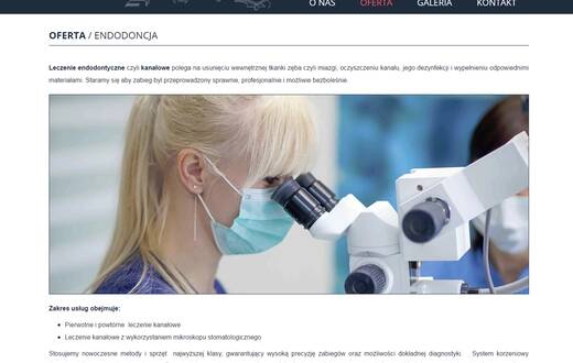 Strona internetowa - Stomatologia Domka i Pabis - zdjęcie 7