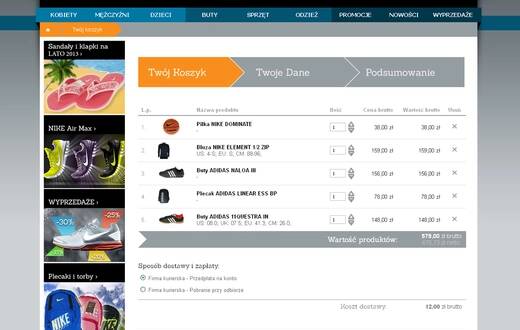 Sklep internetowy - Tradesport.pl - zdjęcie 4