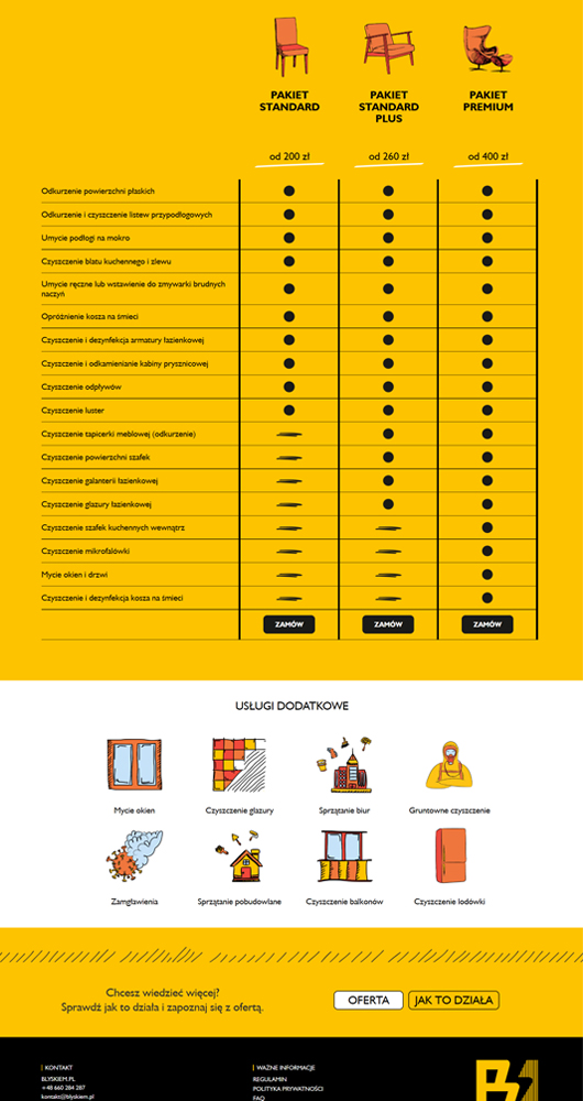 Rozwiązania e-commerce - Błyskiem - widok laptop