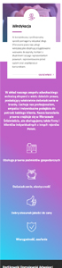 Strona internetowa - Legal Alliance - widok mobilny telefon