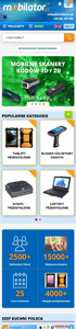 Sklep internetowy - Mobilator.pl - widok mobilny telefon