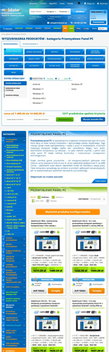 Sklep internetowy - Mobilator.pl - widok tablet mobile
