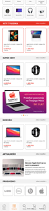 Rozwiązania e-commerce - TiO.pl - Aplikacja mobilna iOS - widok mobilny telefon