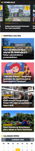 Portal internetowy - RESinet.pl - widok mobilny telefon